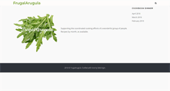 Desktop Screenshot of frugalarugula.com