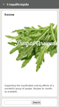 Mobile Screenshot of frugalarugula.com